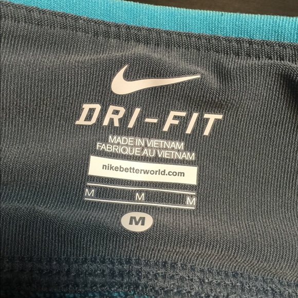 NIKE DRI-FIT Running Crop Capri Leggings Workout Tights MEDIUM - Picture 2 of 10